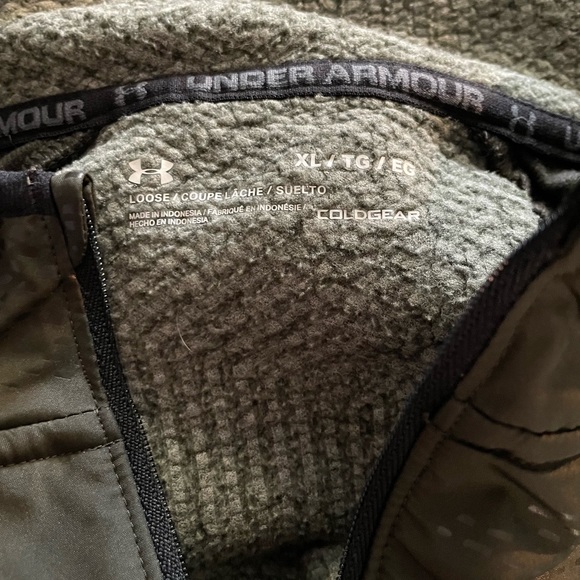 Under Armour ColdGear Fleece Men’s 1/4 Zip Pullover - Picture 4 of 4